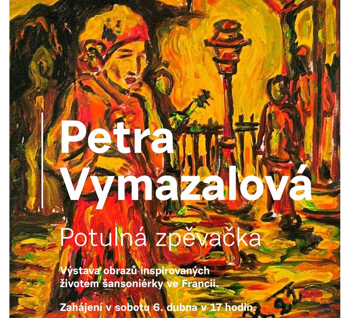 Potulná zpěvačka - výstava Petry Vymazalové